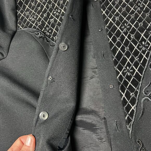 Ben Marc International Blazer Jacket Womens 20 Church Retro Glamcore Whinsigoth - Picture 9 of 11